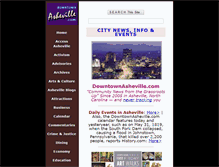 Tablet Screenshot of downtownasheville.com